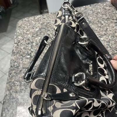 Coach D1182-F15443 Ashley Signature Sateen Satchel Shoulder Bag