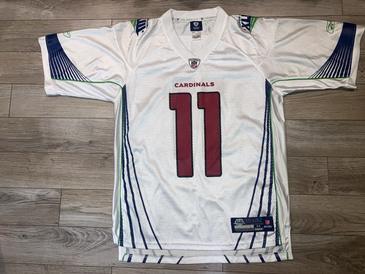 Larry Fitzgerald Arizona Cardinals Super Bowl NFL Reebok Jersey
