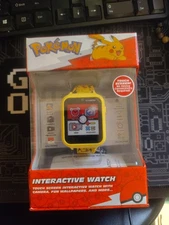 Pokemon Pikachu Kids Smartwatch Camera Games Yellow Boys Interactive Watch