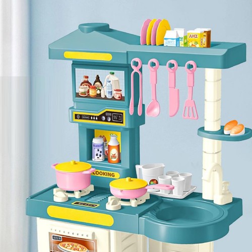 51pcs Kids Kitchen Playset Interactive Play Kitchen Toy Set Play Oven XX - Picture 11 of 12
