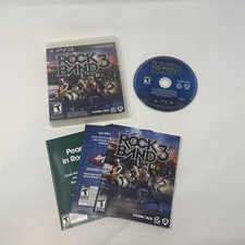Rock Band 3 (Sony PlayStation 3, PS3) MINT CIB Complete & Tested - Ships Fast
