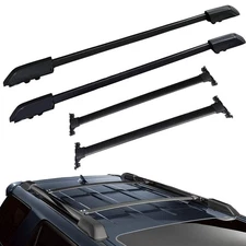 4 Pcs Roof Rack for 2010-2024 Toyota 4Runner Roof Rack Side Rails and Crossbars