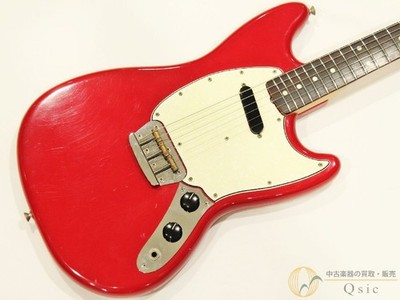 Electric Guitar Fender Musicmaster II Red 1965 S/N L91282 Working