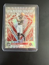 2023 Panini Donruss Optic - Diamond Hands Cedric Tillman #DH-CT (RC)