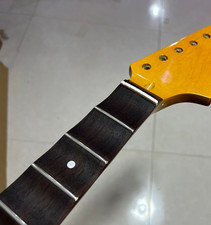 Big head Full scalloped guitar neck 22Fret Rosewood Fretboard Yellow Maple Gloss