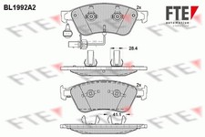 FTE Bremsbelagsatz Scheibenbremse 9010580 für VW PHAETON 3D1 3D2 3D3 3D4 3D6 3D7