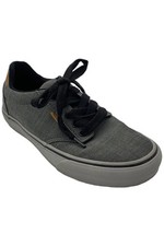 Vans Men's Atwood Deluxe Canvas Skateboarding Sneakers Gray