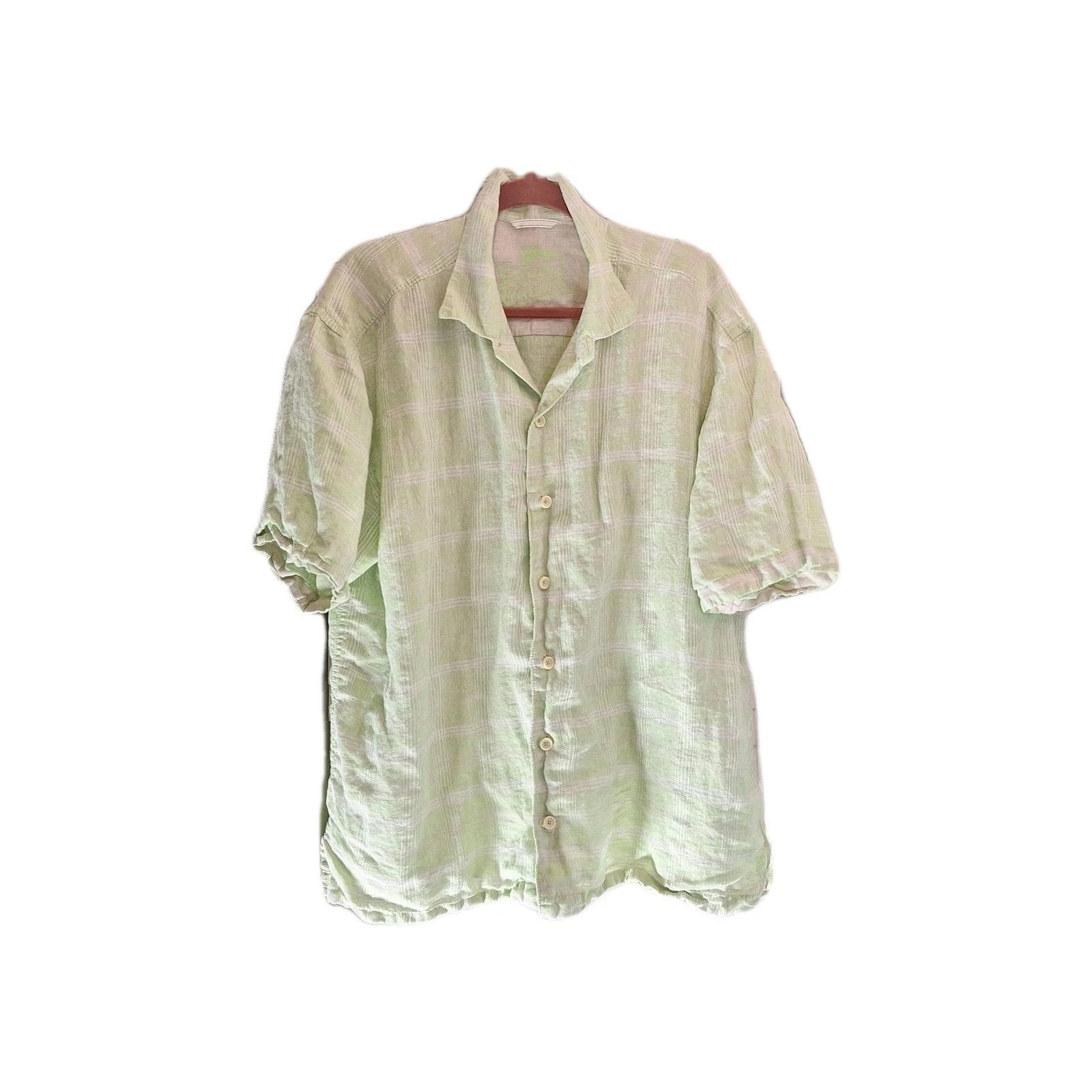 Tommy Bahama Sixe XL Casual Linen Shirt Short Sleeve Button Up Shirt