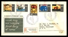 Mayfairstamps Netherlands FDC 1965 children's stamps Gravenhage registered First