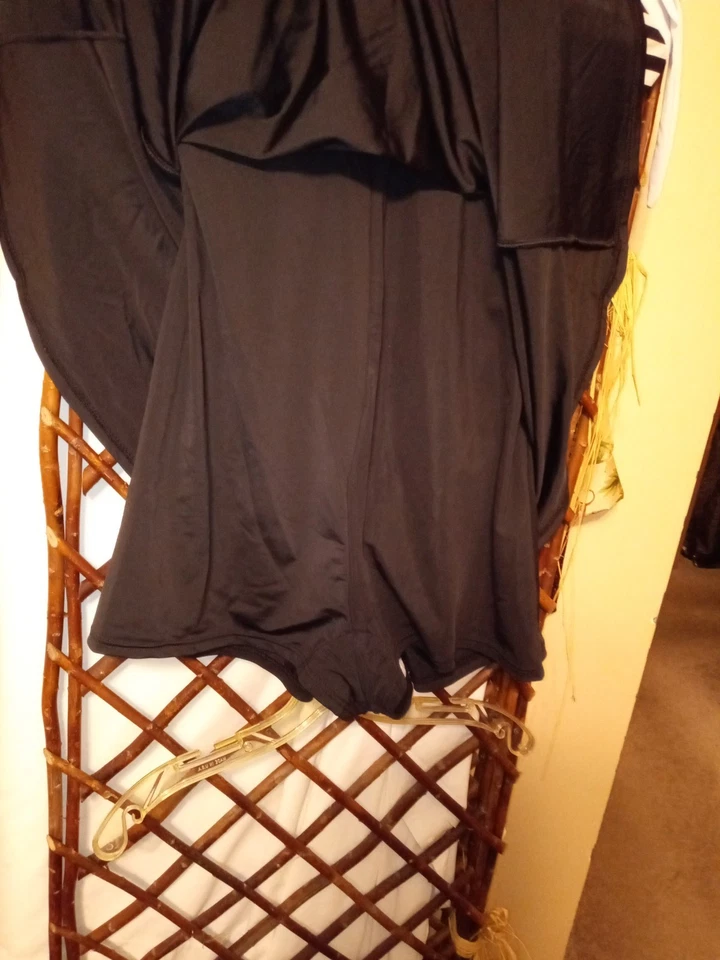 Vestido de baño halter blanco y negro Cocoship One Piece 3XL Foto 3 de 3