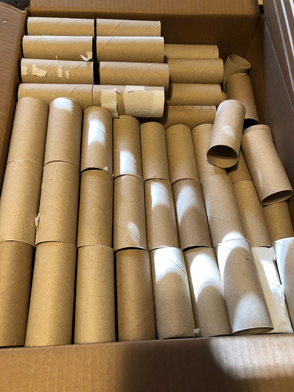 Paper towel, (46) and 60 toilet paper rolls, great for crafts and more