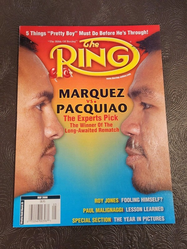 May 2008 The Ring Magazine Boxing Newsstand Manny Pacquiao
