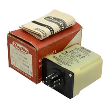 Dayton 6X603B Time Delay Relay 1-10 Seconds DPDT 120V