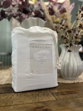 King 400 Thread Count Rayon from Bamboo Sheet Set White - Casaluna