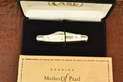 CASE XX USA 3 DOT 1997 MOTHER OF PEARL MINI STOCKMAN KNIFE 8333 SS
