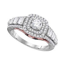 1 Cttw-DIA 5/8-CRD BRIDAL RING