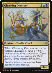 Gleaming Overseer - War of the Spark #198 Uncommon MTG