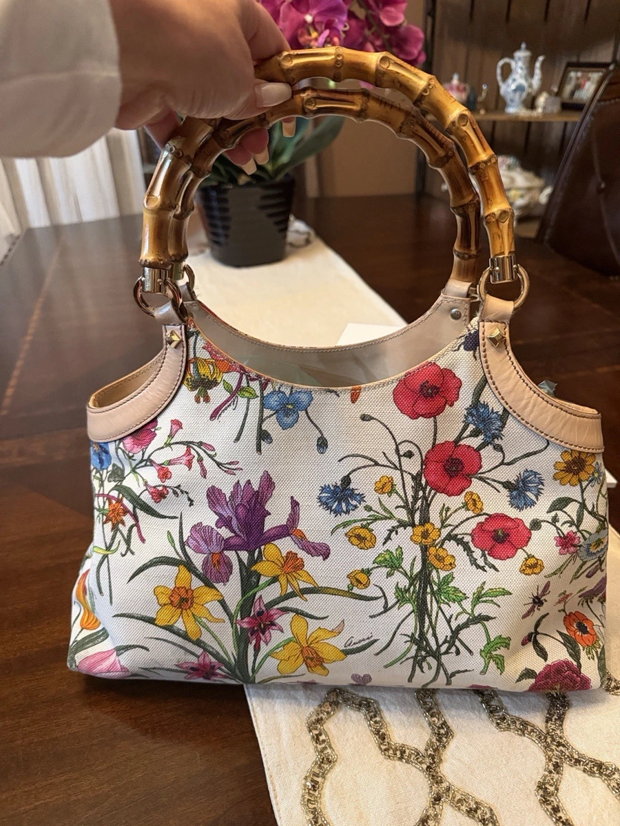 Gucci Bamboo Floral Bags & Handbags for Women for sale | eBay