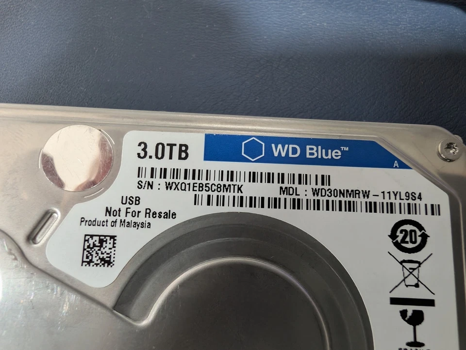 WD30NMRW-11YL9S4, WD 3TB USB 3.0, AUG 2016 - Image 2 of 2