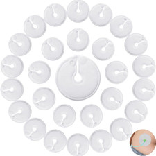 28 Packs G Tube Button Covers Feeding Tube Pads Supplies Soft Abdominal Feeding