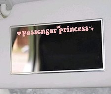 Passenger Princess Sticker Funny Car 6 INCH 1 Pack With Instruction - Pink