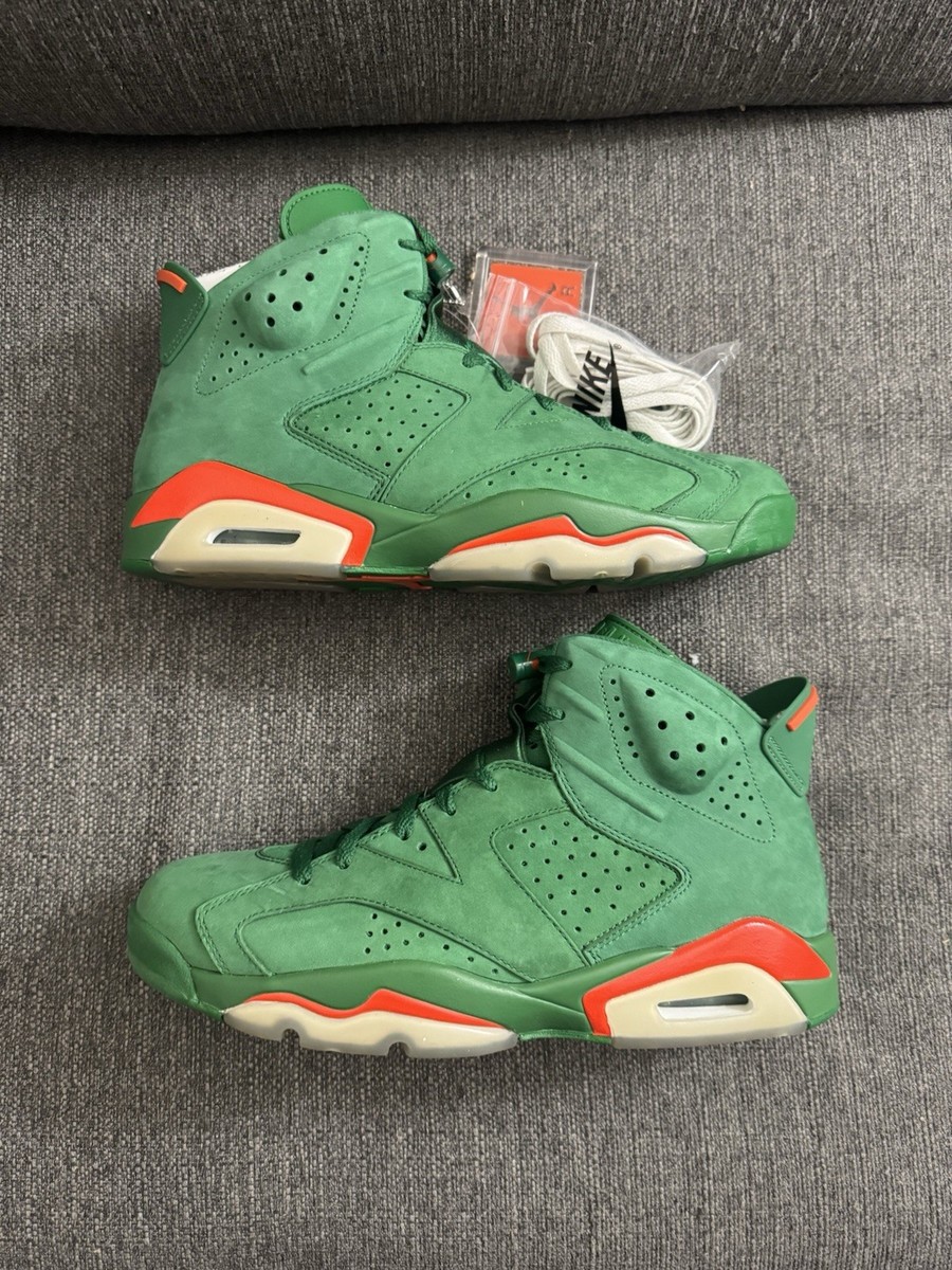 Size 10.5 - Air Jordan 6 Retro NRG Green Suede Gatorade  display picture 2
