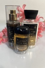 Bath  Body Works INTO THE NIGHT TRAVEL SET OF 3 Lotion, Mist and Gel Sanitizer