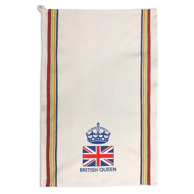 Custom Decor Kitchen Towels British Queen Crown Countries Countries Queen Cle...