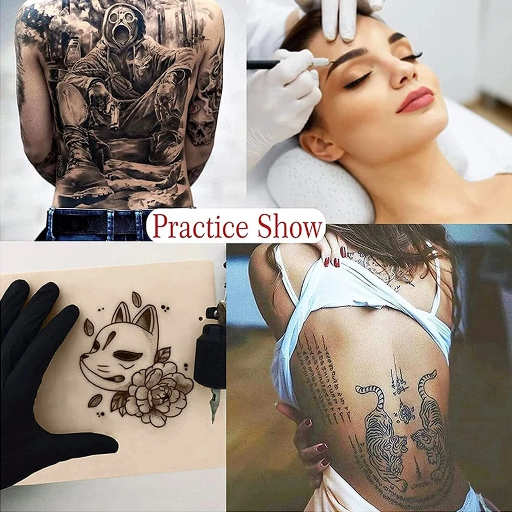 Durable Double-Sided Tattoo Skin Kit, 5 Pcs 8x6in for Microblading & More image 7