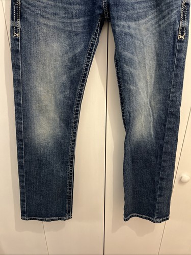 Ariat Denim M7 Silverton Slim Fit Coltrane Straight Leg Jeans Men’s Sz 29x32 - Picture 8 of 12