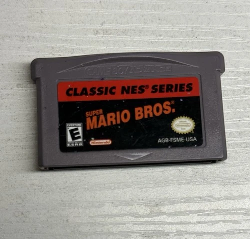 Super Mario Bros. Classic NES Series (Game Boy Advance, GBA, 2004) Authentic