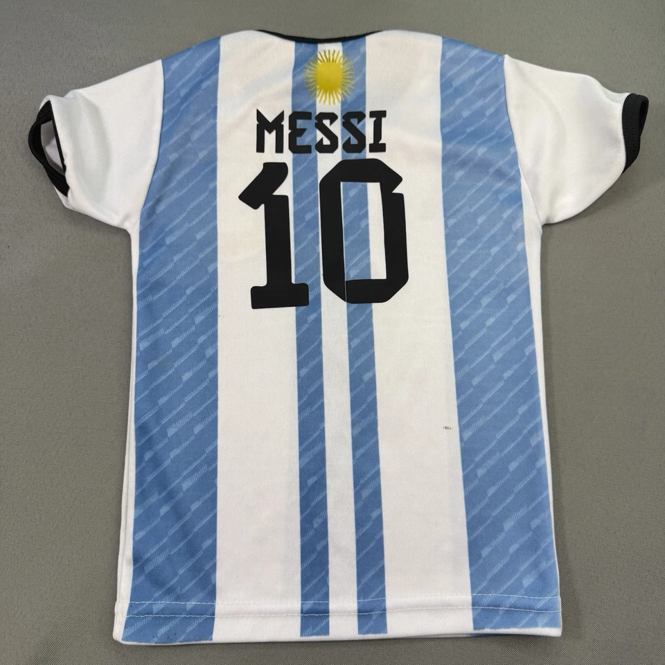 Camiseta de Entrenamiento Adidas Messi Juvenil Fútbol Fútbol Blanco/Semi Azul Niños Talla 4 Foto 3 de 4