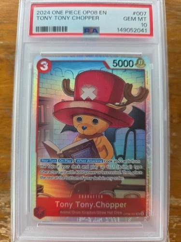 Tony Tony.Chopper (007) OP08-007 Foil Super Rare Two Legends One Piece NM