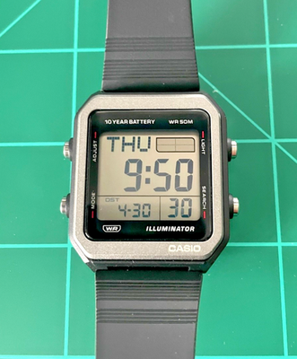 CASIO W221H-1AV Black Watch - 2026 Release Brand New with Box