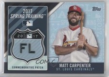 2017 Topps MLB Spring Training Logo Patch Matt Carpenter #MLBST-MCR Patch 0l2