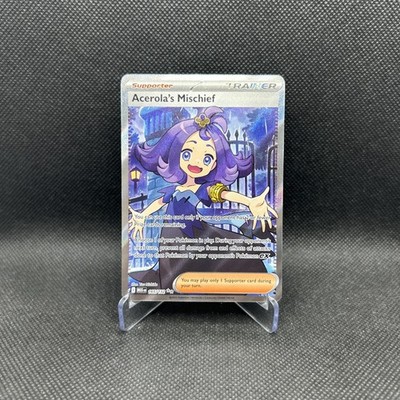 Acerolas Mischief Full Art Trainer 165/132 Mega Evolutions