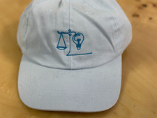 Beechfield Baseball Hat Mens One Size Blue Logo Adjustable Strapback Cap Outdoor