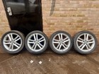 SEAT LEON 17 ALLOY WHEELS  TYRES ET54 225 45 R17 5P0601025M 2012