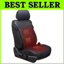 Soft Leather Seat Cushion with Back Support