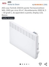AEG casa Technik 236535 parete Termoconvettore WKL 2005 per circa 20 m²,...