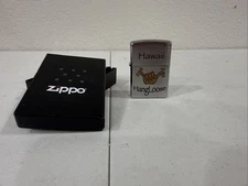 Zippo Hawaii HangLoose Silver Lighter Made USA