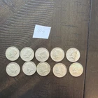 1968 Kennedy Half Dollar Mixed 40% Silver 1/2 Roll 10 Coins Lot #159