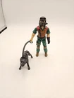Vintage 1984 GI Joe ARAH Action Figure - 'Mutt' with Dog, Leash, Helmet & Mask