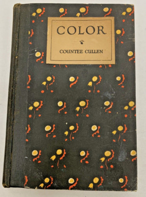 COLOR Countee Cullen 1928 Illustrated 2nd Edition HC Harlem Renaissance Poet