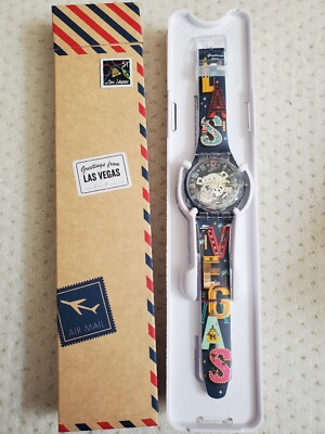 NIB New Release Swatch x You Destination Las Vegas Watch, SUOK137
