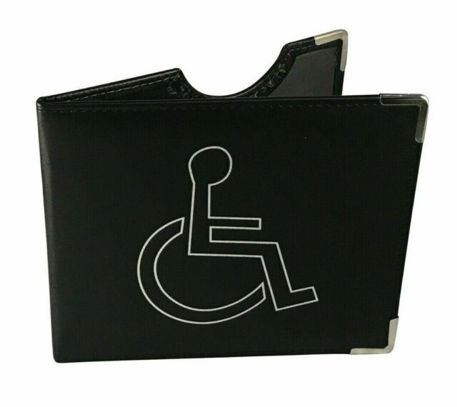 PU Leather Disabled Parking Permit Holder Blue Badge Safe Hologram Display Cover PU Leather Disabled Parking Permit Holder Blue Badge Safe Hologram Display Cover