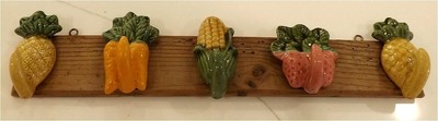 Süße Vintage Obst und Gemüse Küche Keramik Haken - Caldas Da Rainha - Portugal