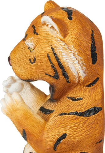 BRUBAKER Wine Bottle Holder Thirsty Tiger - Drunk Animals - Polyresin - Picture 4 of 9