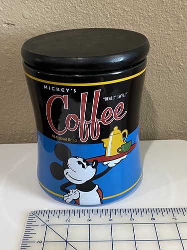Mickey’s Really Swell Coffee Canister Sugar Creamer Set Disney Parks Ceramic - Picture 3 of 24