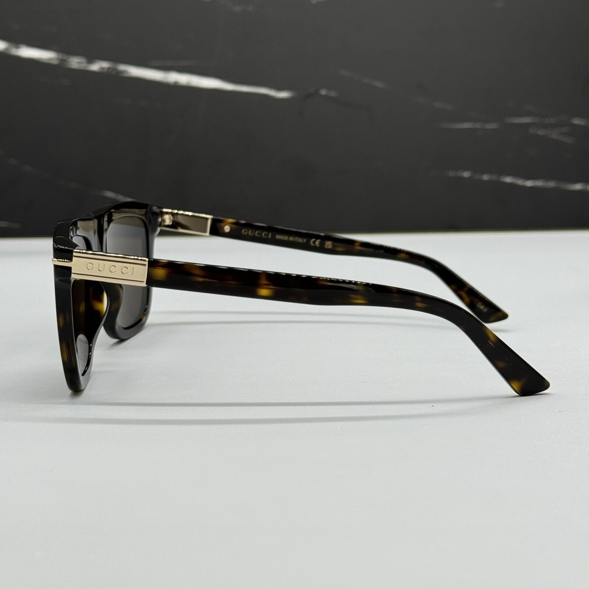 NEW GG1502S 002 GUCCI SQUARE HAVANA BROWN UNISEX SUNGLASSES GUCCI NEW GUCCI GG1502S 002 HAVANA BROWN UNISEX SQUARE SUNGLASSES  main image 2